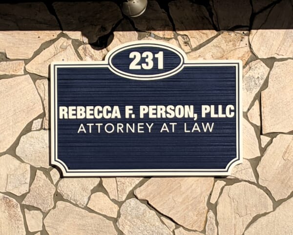 Routed & Sand Blasted Signs